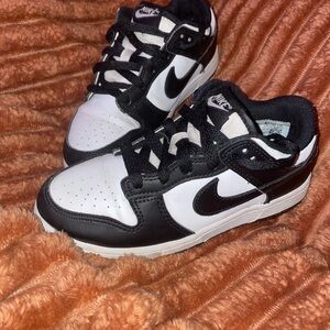 Nike Kids Black and White Sneakers